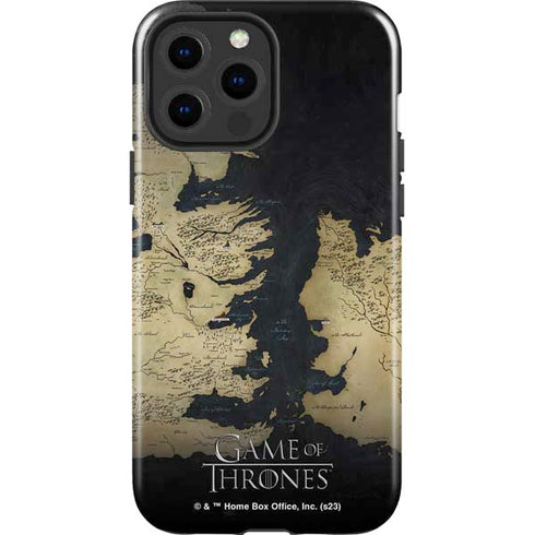 Game of Thrones: Westeros Map iPhone 15 Pro Max Impact Case